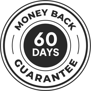 Gumitide 60 day money back guarantee seal