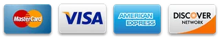 Secure payment accepted: Visa, Mastercard, American Express, Discover